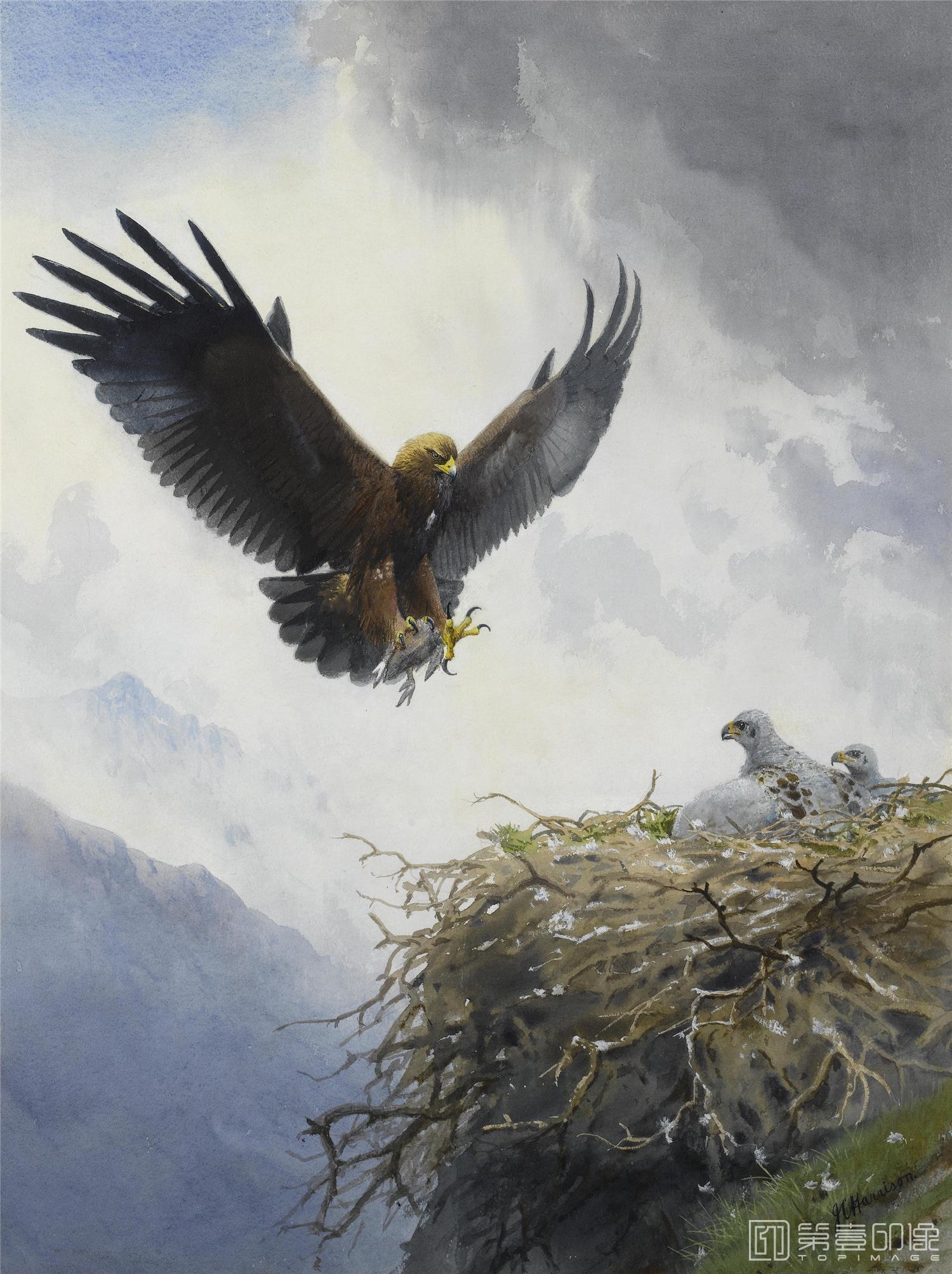 油画-约翰.赛里尔·哈里森 John Harrison作品集-074